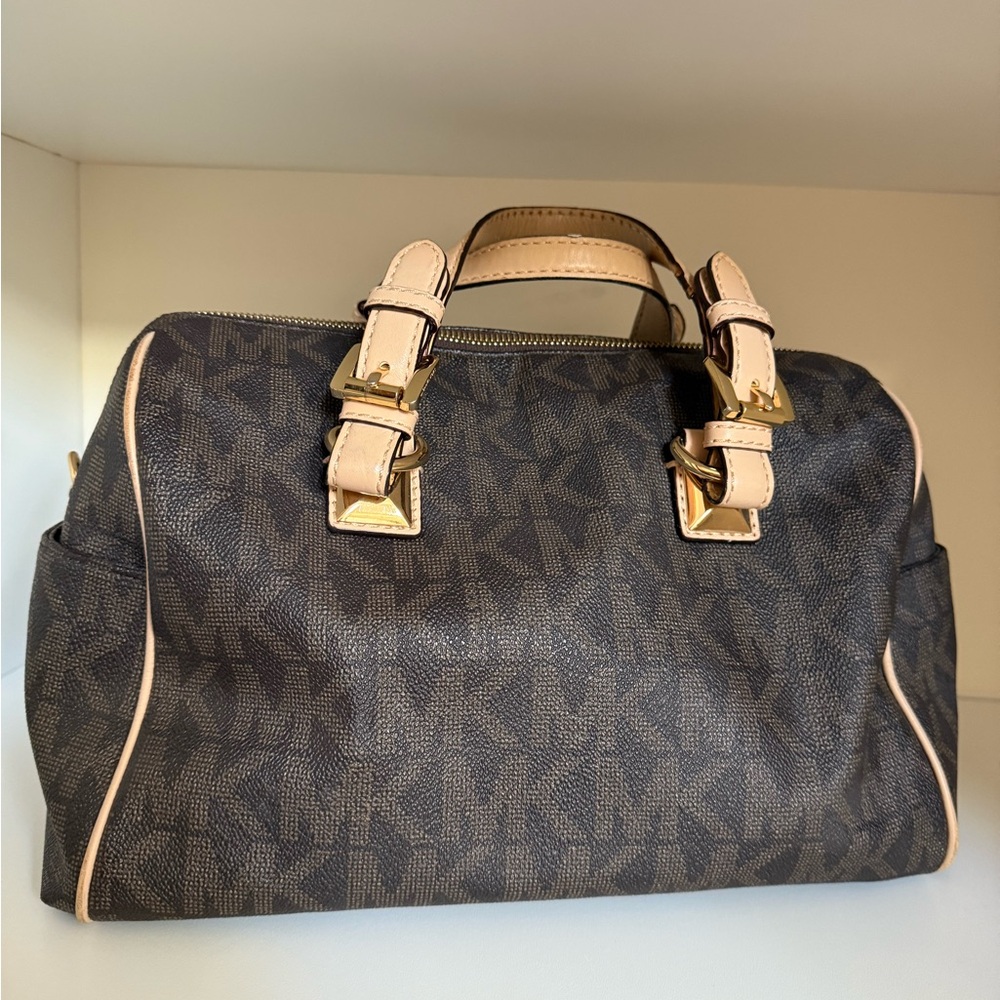 Michael Kors Brown Signature Satchel